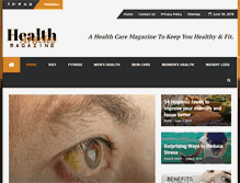 Tablet Screenshot of healtharticlesmagazine.com